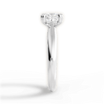Camila Princess Cut Lab Grown Diamond Platinum Engagement Ring - View 4