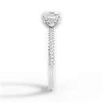 Helen Asscher Cut Lab Grown Diamond 14Kt White Gold Engagement Ring - View 4