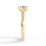 Carrie Radiant Cut Lab Grown Diamond 18Kt Yellow Gold Engagement Ring - View 2