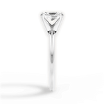 Alicia Radiant Cut Lab Grown Diamond Platinum Engagement Ring - View 4