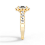 Lacey Radiant Cut Lab Grown Diamond 18Kt Yellow Gold Engagement Ring - View 3