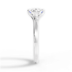 Ashley Asscher Cut Lab Grown Diamond 14Kt White Gold Engagement Ring - View 2