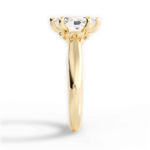 Dolores Marquise Cut Lab Grown Diamond 18Kt Yellow Gold Engagement Ring - View 3