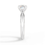 Anastasia Asscher Cut Lab Grown Diamond 14Kt White Gold Engagement Ring - View 4