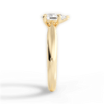 Colleen Pear Cut Lab Grown Diamond 18Kt Yellow Gold Engagement Ring - View 2