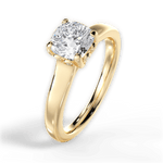 Carol Cushion Cut Lab Grown Diamond 18Kt Yellow Gold Engagement Ring - View 4