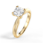 Claudia Asscher Cut Lab Grown Diamond 18Kt Yellow Gold Engagement Ring - View 3