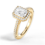 Jenny Radiant Cut Lab Grown Diamond 18Kt Yellow Gold Engagement Ring - View 4