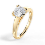Courtney Cushion Cut Lab Grown Diamond 18Kt Yellow Gold Engagement Ring - View 4
