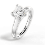 Ariana Heart Cut Lab Grown Diamond 14Kt White Gold Engagement Ring - View 2