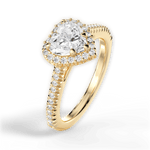 Jenny Heart Cut Lab Grown Diamond 18Kt Yellow Gold Engagement Ring - View 4