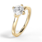 Ashley Cushion Cut Lab Grown Diamond 18Kt Yellow Gold Engagement Ring - View 4
