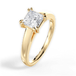 Courtney Princess Cut Lab Grown Diamond 18Kt Yellow Gold Engagement Ring - View 4