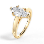 Courtney Marquise Cut Lab Grown Diamond 18Kt Yellow Gold Engagement Ring - View 4