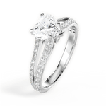 Kendra Heart Cut Lab Grown Diamond 14Kt White Gold Engagement Ring - View 2