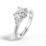 Celeste Heart Cut Lab Grown Diamond 14Kt White Gold Engagement Ring - View 2