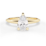 Casey Pear Cut Lab Grown Diamond 18Kt Yellow Gold Engagement Ring