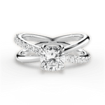 Jennifer Cushion Cut Lab Grown Diamond Platinum Engagement Ring
