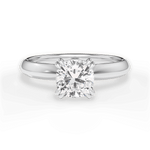 Anastasia Cushion Cut Lab Grown Diamond 18Kt White Gold Engagement Ring
