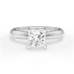 Aria Princess Cut Lab Grown Diamond 18Kt White Gold Engagement Ring