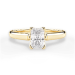 Carrie Radiant Cut Lab Grown Diamond 18Kt Yellow Gold Engagement Ring