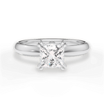 Anastasia Princess Cut Lab Grown Diamond 14Kt White Gold Engagement Ring