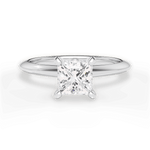 Alicia Princess Cut Lab Grown Diamond Platinum Engagement Ring