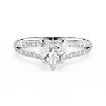 Kendra Heart Cut Lab Grown Diamond 14Kt White Gold Engagement Ring