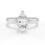 Anastasia Marquise Cut Lab Grown Diamond 14Kt White Gold Engagement Ring