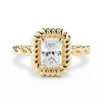 Belinda Radiant Cut Lab Grown Diamond 18Kt Yellow Gold Engagement Ring