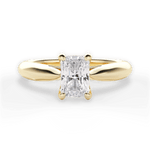 Dolores Radiant Cut Lab Grown Diamond 18Kt Yellow Gold Engagement Ring