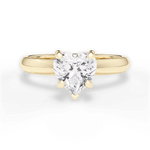 Beth Heart Cut Lab Grown Diamond 18Kt Yellow Gold Engagement Ring