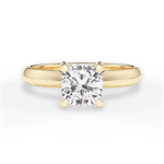 Beth Cushion Cut Lab Grown Diamond 18Kt Yellow Gold Engagement Ring