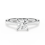 Angie Princess Cut Lab Grown Diamond 18Kt White Gold Engagement Ring