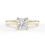 Gemma Princess Cut Lab Grown Diamond 18Kt Yellow Gold Engagement Ring