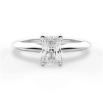 Amanda Radiant Cut Lab Grown Diamond 18Kt White Gold Engagement Ring