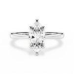 Angie Marquise Cut Lab Grown Diamond 14Kt White Gold Engagement Ring