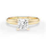 Beth Princess Cut Lab Grown Diamond 18Kt Yellow Gold Engagement Ring