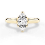 Carrie Marquise Cut Lab Grown Diamond 18Kt Yellow Gold Engagement Ring