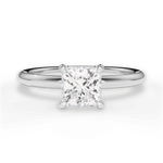 Brenda Princess Cut Lab Grown Diamond Platinum Engagement Ring