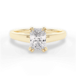 Courtney Radiant Cut Lab Grown Diamond 18Kt Yellow Gold Engagement Ring
