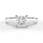 Ariana Princess Cut Lab Grown Diamond 14Kt White Gold Engagement Ring