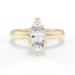 Claudia Marquise Cut Lab Grown Diamond 18Kt Yellow Gold Engagement Ring