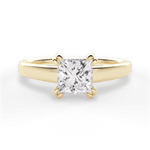Courtney Princess Cut Lab Grown Diamond 18Kt Yellow Gold Engagement Ring