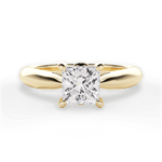 Dolores Princess Cut Lab Grown Diamond 18Kt Yellow Gold Engagement Ring