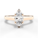 Ariana Marquise Cut Lab Grown Diamond 18Kt Rose Gold Engagement Ring
