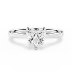 Angie Heart Cut Lab Grown Diamond 18Kt White Gold Engagement Ring