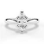 Camila Marquise Cut Lab Grown Diamond 14Kt White Gold Engagement Ring