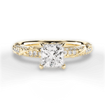 Josephine Princess Cut Lab Grown Diamond 18Kt Yellow Gold Engagement Ring