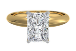 Amanda Radiant Cut Lab Grown Diamond 18Kt Rose Gold Engagement Ring